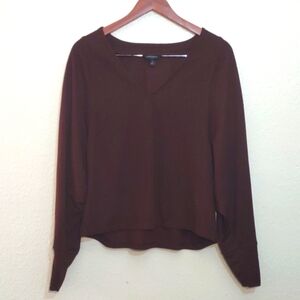 PRE OWNED BANANA REPUBLIC LONG SLEEVE SHIRT SIZE M COLOR BURGUNDY LIGHTWEIGHT
